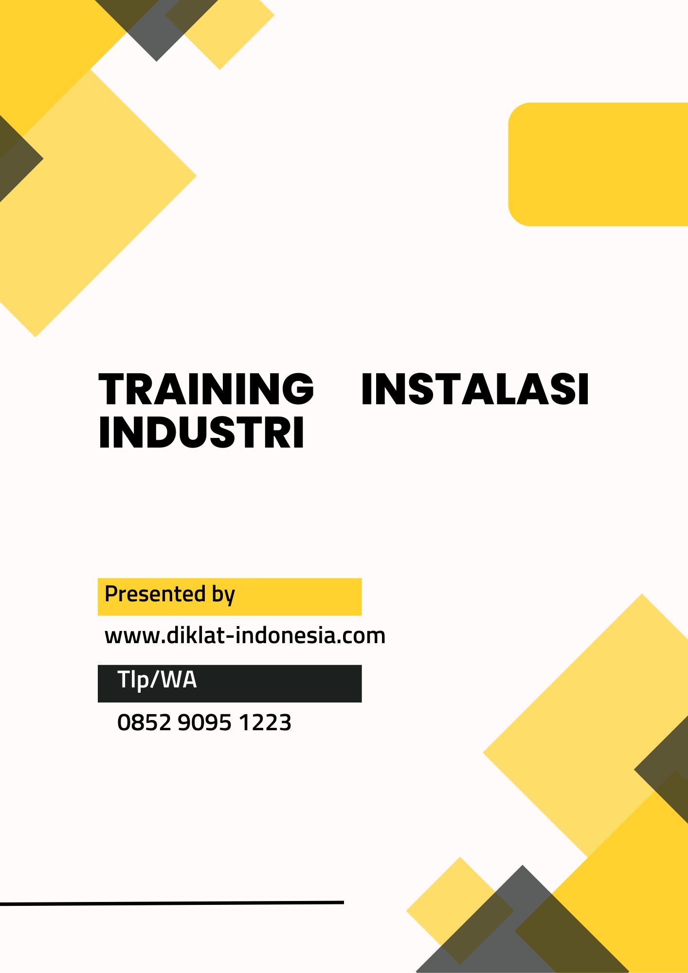 Training Instalasi Industri