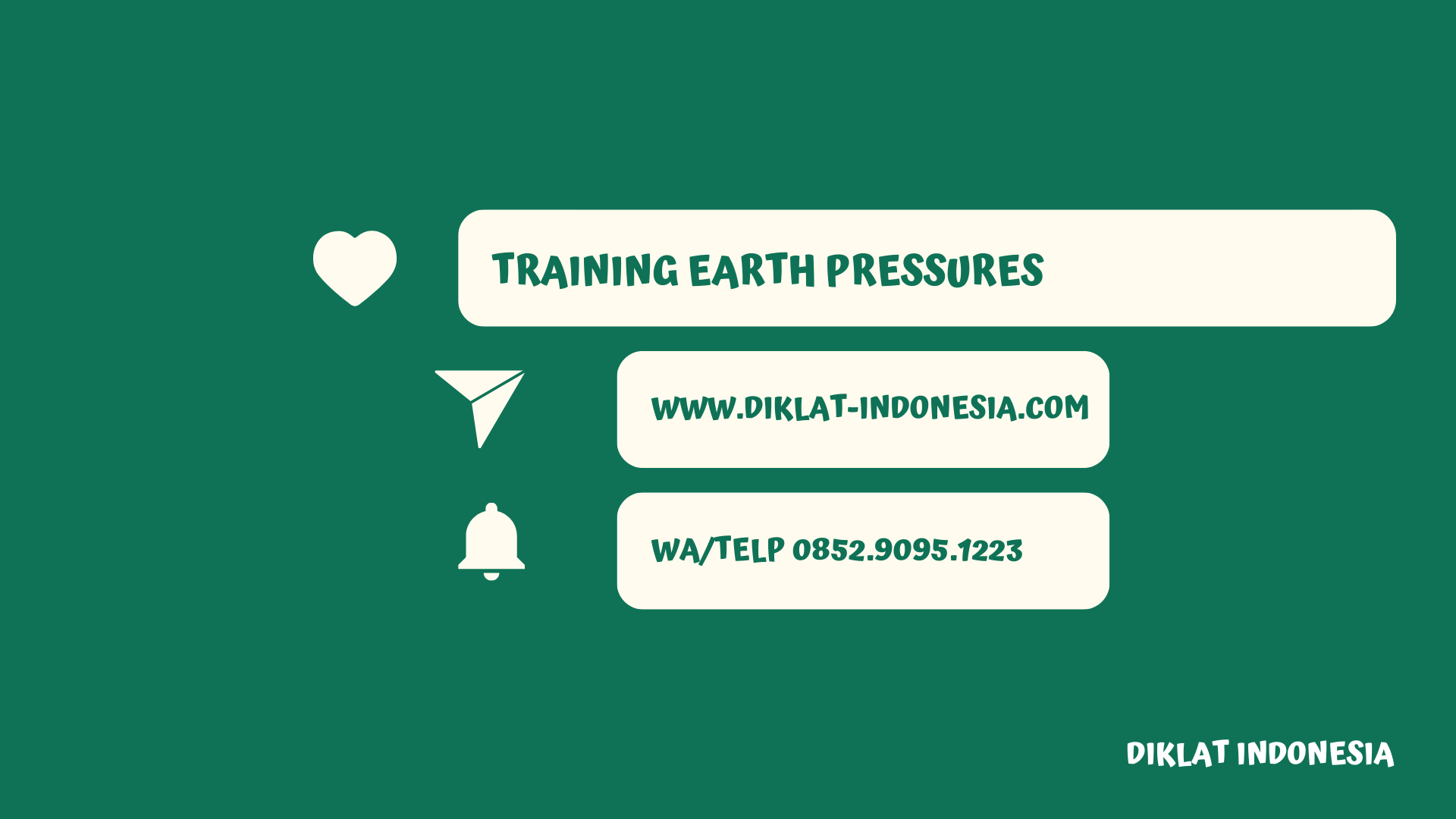 Training Earth Pressures