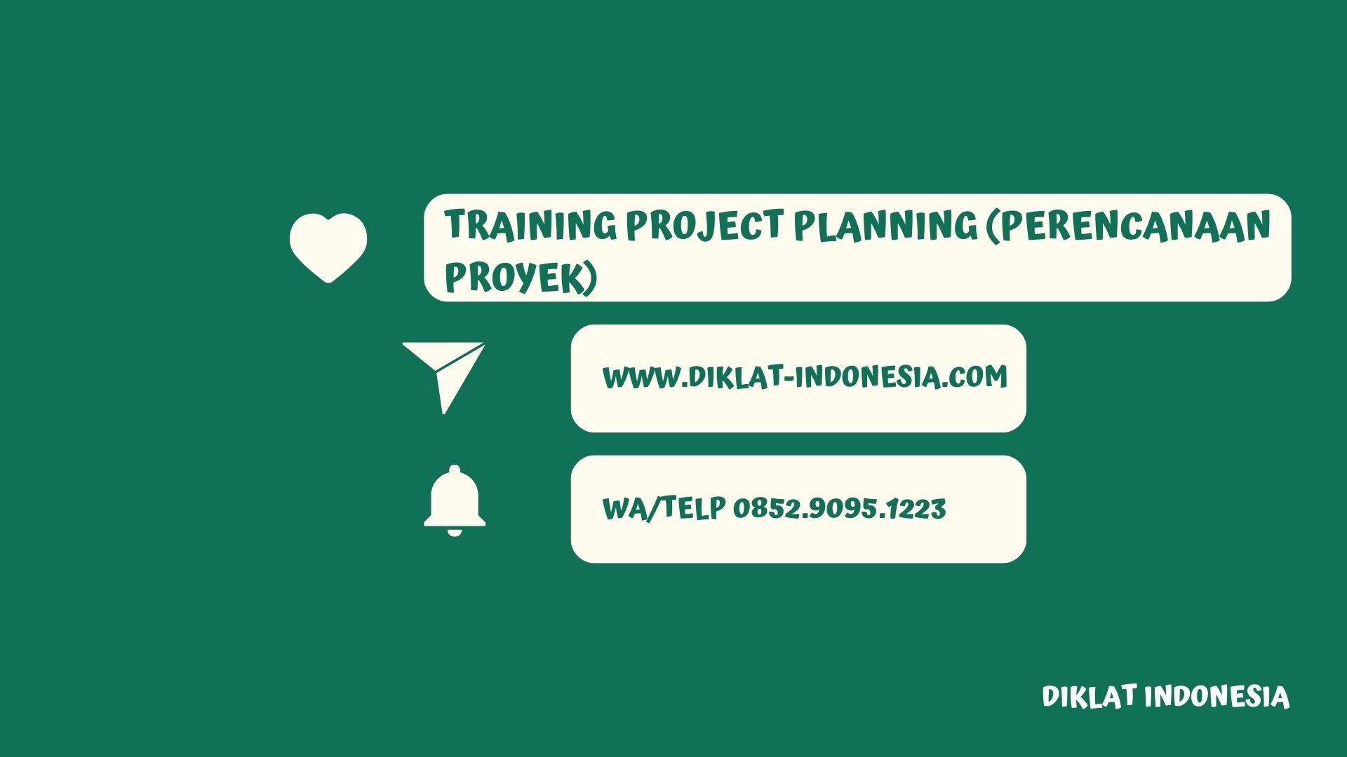 Training Project Planning (Perencanaan Proyek)