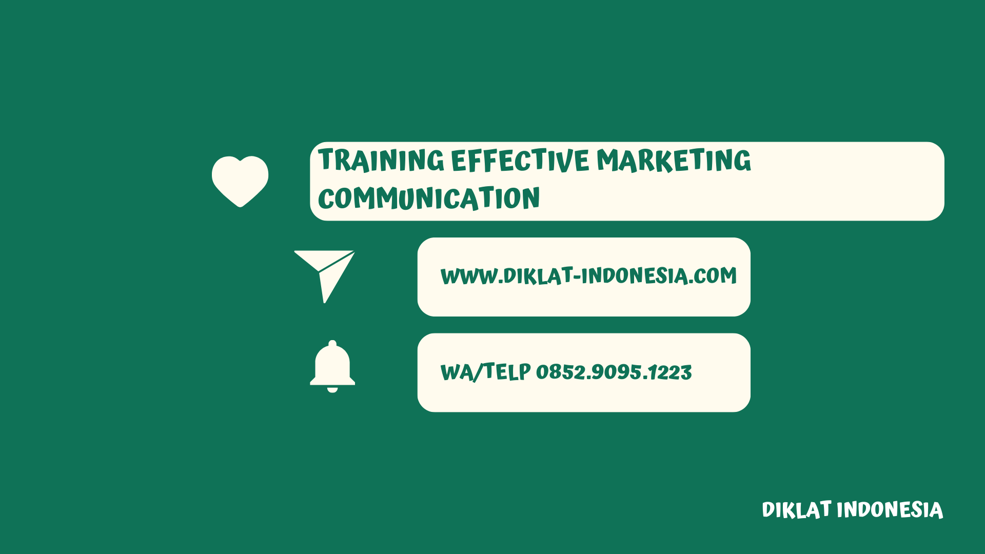 Training Effective Marketing Communication