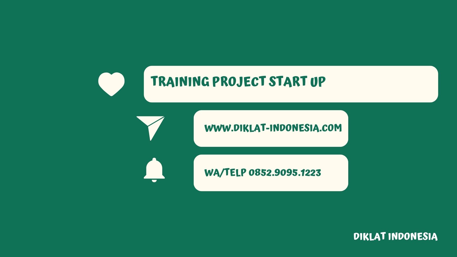 Training Project Start up