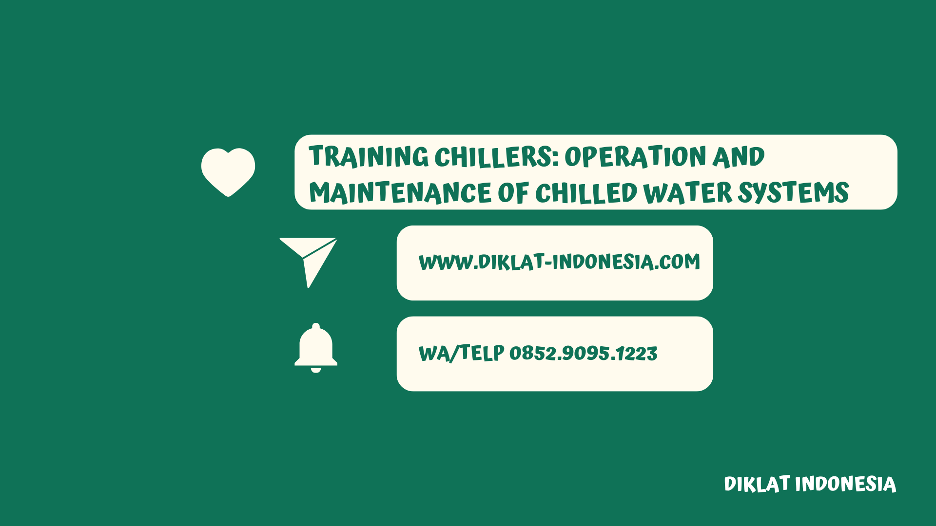 Training Chillers: Operation and Maintenance Of Chilled Water Systems