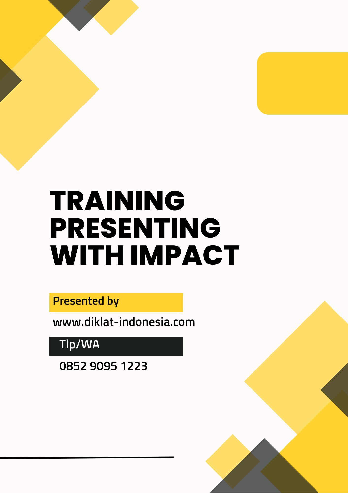Training Presenting with Impact